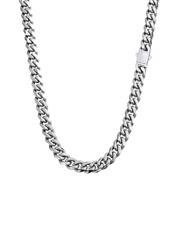 14MM CUBAN CHAIN SILVER